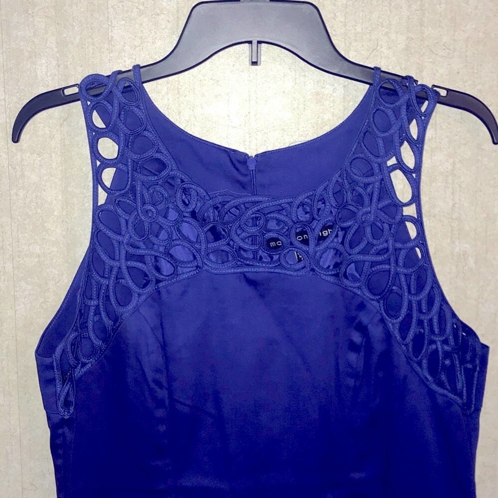 👗- Navy Blue Romantic Dress